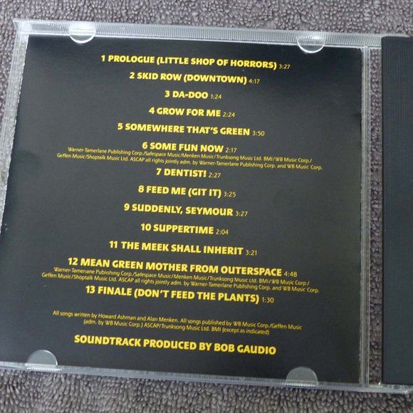 Little Shop Of Horrors Original Soundtrack CD 1986 Made in JAPAN 924125-2 Geffen - Picture 5 of 11